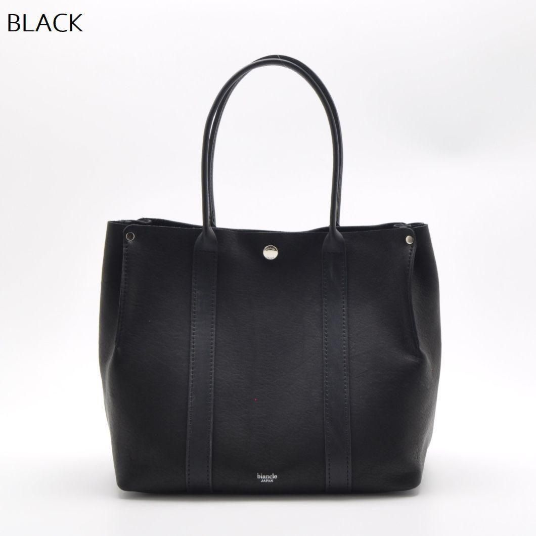 OILED SMOOTH LEATHER MAKE A NOTCH TOTE - blancle online store