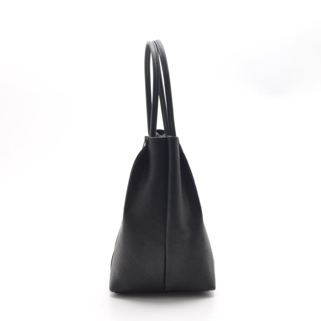 OILED SMOOTH LEATHER MAKE A NOTCH TOTE - blancle online store