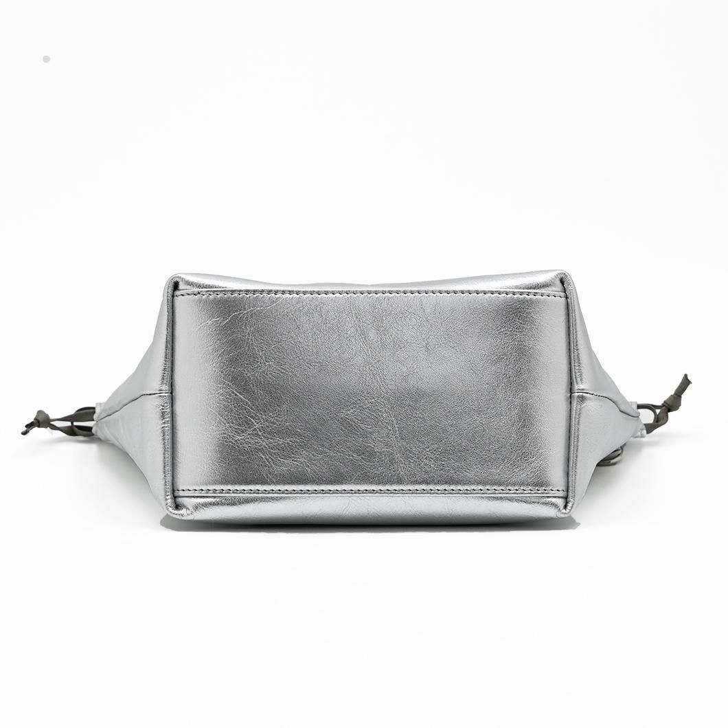 M.LEATHER DRAWSTRING 2WAY BAG - blancle online store