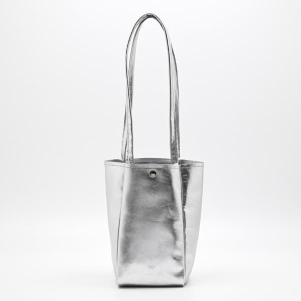 M.LEATHER RECTANGLE TOTE S