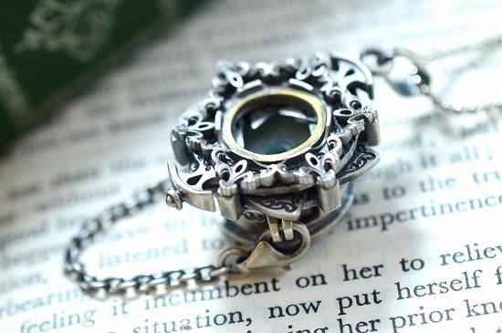 林檎屋】「魔力増幅器シャッター型」シルバーネックレス《受注制作