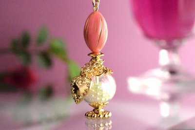 【君衣】小瓶ネックレス「真珠の瓶」（品番215）