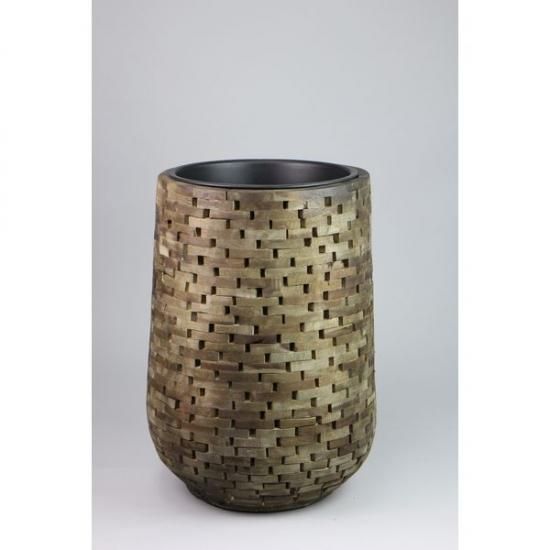 rcei ポット発送♈️616【Ashwood】EVOLUTION 53-105 モザイクUポットSブラウン｜ASHGREY CO.,LTD.｜株式会社