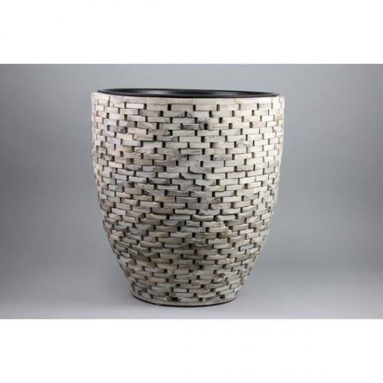 53-123 モザイクUポットXLバーニングホワイト｜ASHGREY CO.,LTD.｜株式