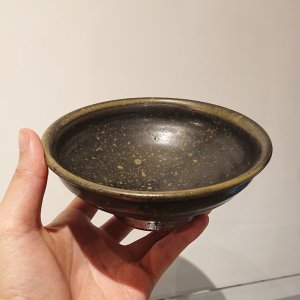 黒釉鉢 (艶消し・登り窯)