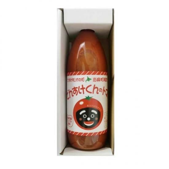 北海道 当麻町 ゆるキャラ でんすけくんのトマトジュース 有塩 1000ml 1本入 化粧箱入 北海道 トマトジュース 北海道当麻町産 ミニトマト使用