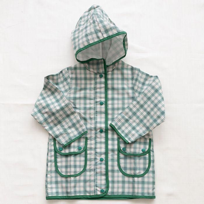 <img class='new_mark_img1' src='https://img.shop-pro.jp/img/new/icons23.gif' style='border:none;display:inline;margin:0px;padding:0px;width:auto;' />fin & vince rain coat - fern french plaidの商品画像