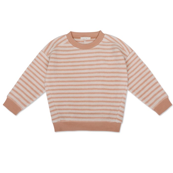 <img class='new_mark_img1' src='https://img.shop-pro.jp/img/new/icons16.gif' style='border:none;display:inline;margin:0px;padding:0px;width:auto;' />Phil&Phae Oversized teddy sweater stripes / rose tanξʲ