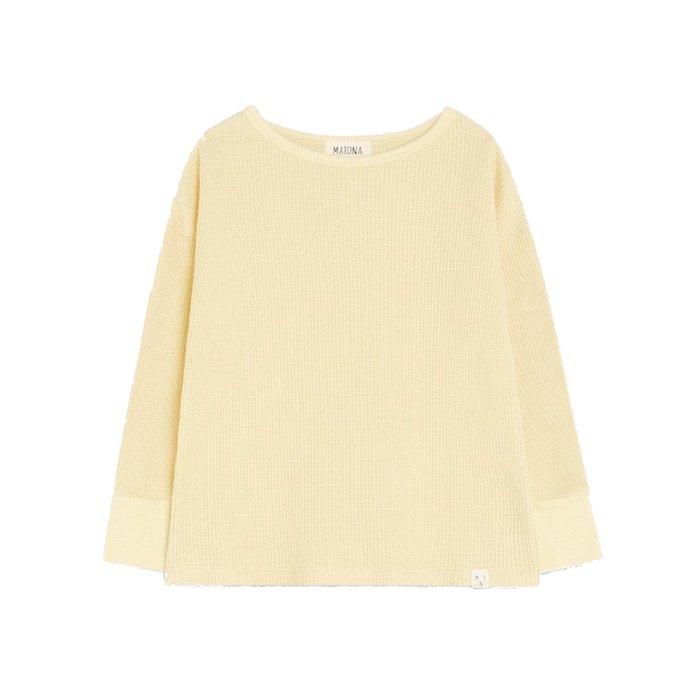 <img class='new_mark_img1' src='https://img.shop-pro.jp/img/new/icons10.gif' style='border:none;display:inline;margin:0px;padding:0px;width:auto;' />MATONA BASIC LONGSLEEVE / CREAMの商品画像