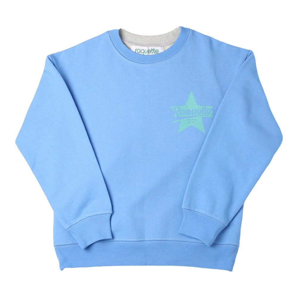 <img class='new_mark_img1' src='https://img.shop-pro.jp/img/new/icons22.gif' style='border:none;display:inline;margin:0px;padding:0px;width:auto;' />raquette BASELINE AZURE TENNIS SWEATERの商品画像