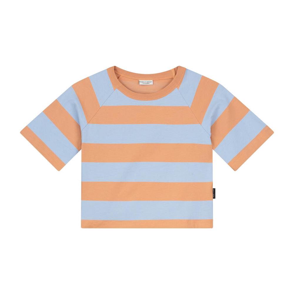 <img class='new_mark_img1' src='https://img.shop-pro.jp/img/new/icons22.gif' style='border:none;display:inline;margin:0px;padding:0px;width:auto;' />DAILY BRAT STRIPED OVERSIZED T-SHIRT BLUEの商品画像