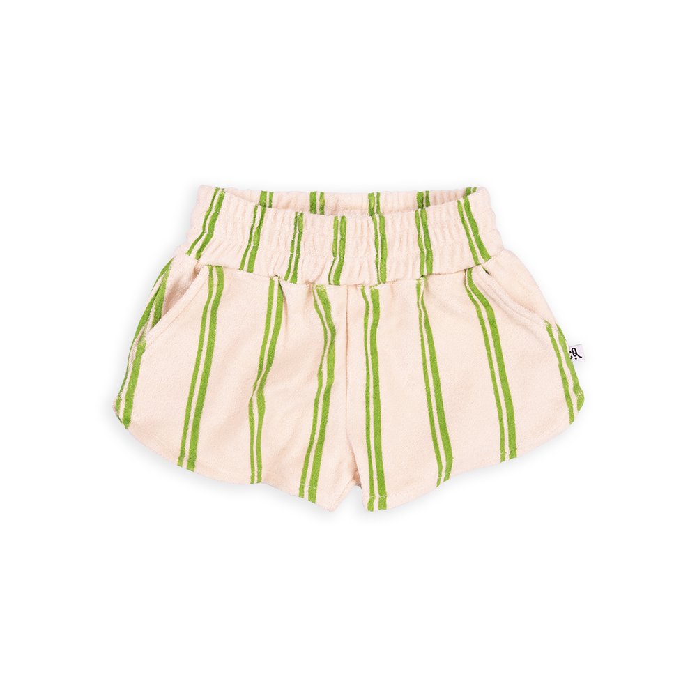 <img class='new_mark_img1' src='https://img.shop-pro.jp/img/new/icons10.gif' style='border:none;display:inline;margin:0px;padding:0px;width:auto;' />CarlijnQ Stripes green - sporty shortsの商品画像