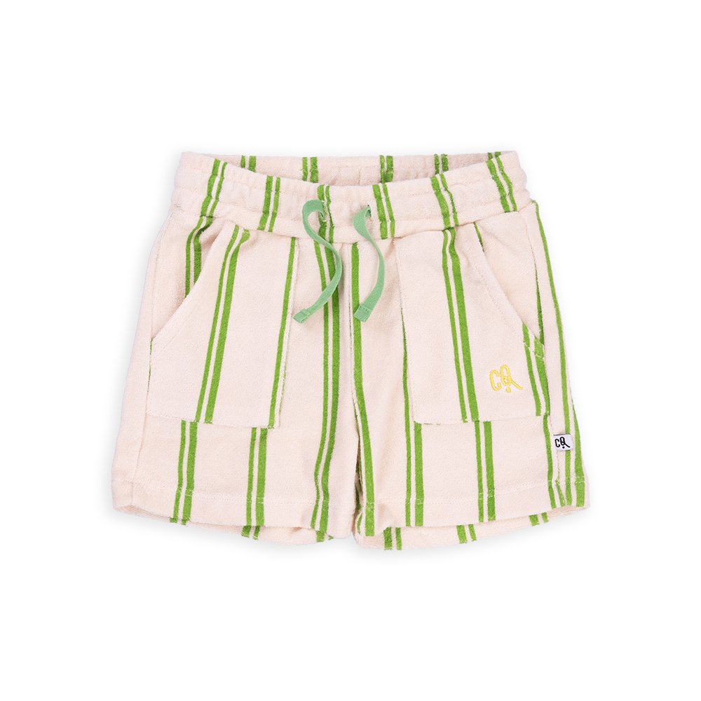 <img class='new_mark_img1' src='https://img.shop-pro.jp/img/new/icons10.gif' style='border:none;display:inline;margin:0px;padding:0px;width:auto;' />CarlijnQ Stripes green - short loose fitの商品画像