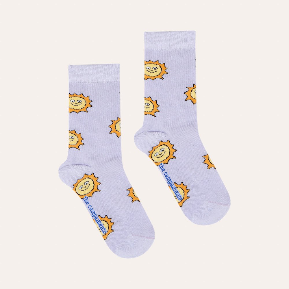 <img class='new_mark_img1' src='https://img.shop-pro.jp/img/new/icons10.gif' style='border:none;display:inline;margin:0px;padding:0px;width:auto;' />the campamento Suns Allover Kids Socksの商品画像