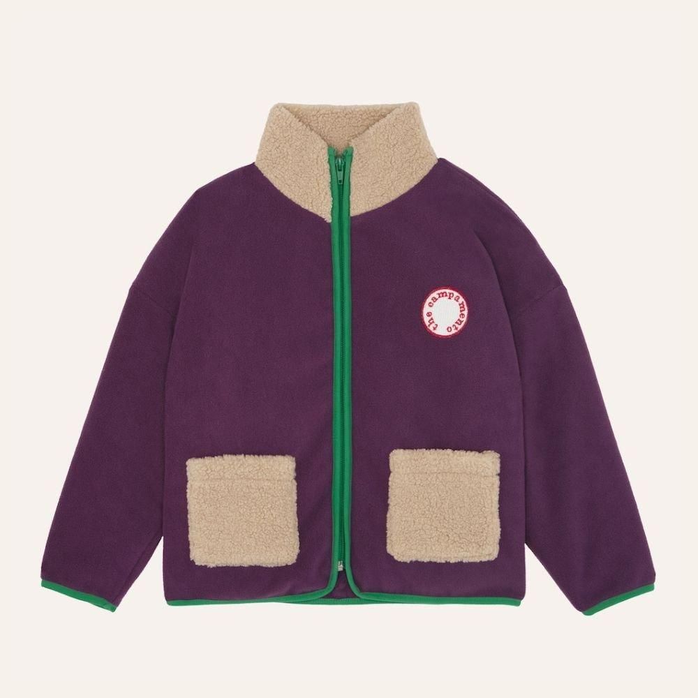 <img class='new_mark_img1' src='https://img.shop-pro.jp/img/new/icons22.gif' style='border:none;display:inline;margin:0px;padding:0px;width:auto;' />the campamento Purple Polar Kids Jacketの商品画像