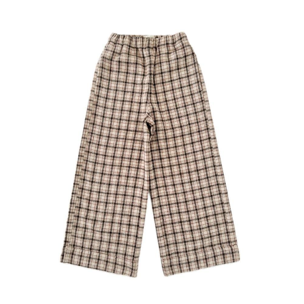 <img class='new_mark_img1' src='https://img.shop-pro.jp/img/new/icons22.gif' style='border:none;display:inline;margin:0px;padding:0px;width:auto;' />LONGLIVETHEQUEEN beige check pantsの商品画像