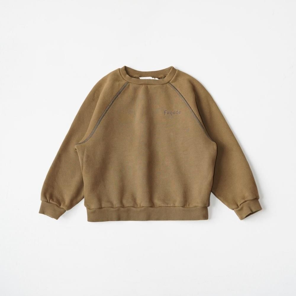 <img class='new_mark_img1' src='https://img.shop-pro.jp/img/new/icons22.gif' style='border:none;display:inline;margin:0px;padding:0px;width:auto;' />Façade Tanto chunky sweatshirt - ochreの商品画像