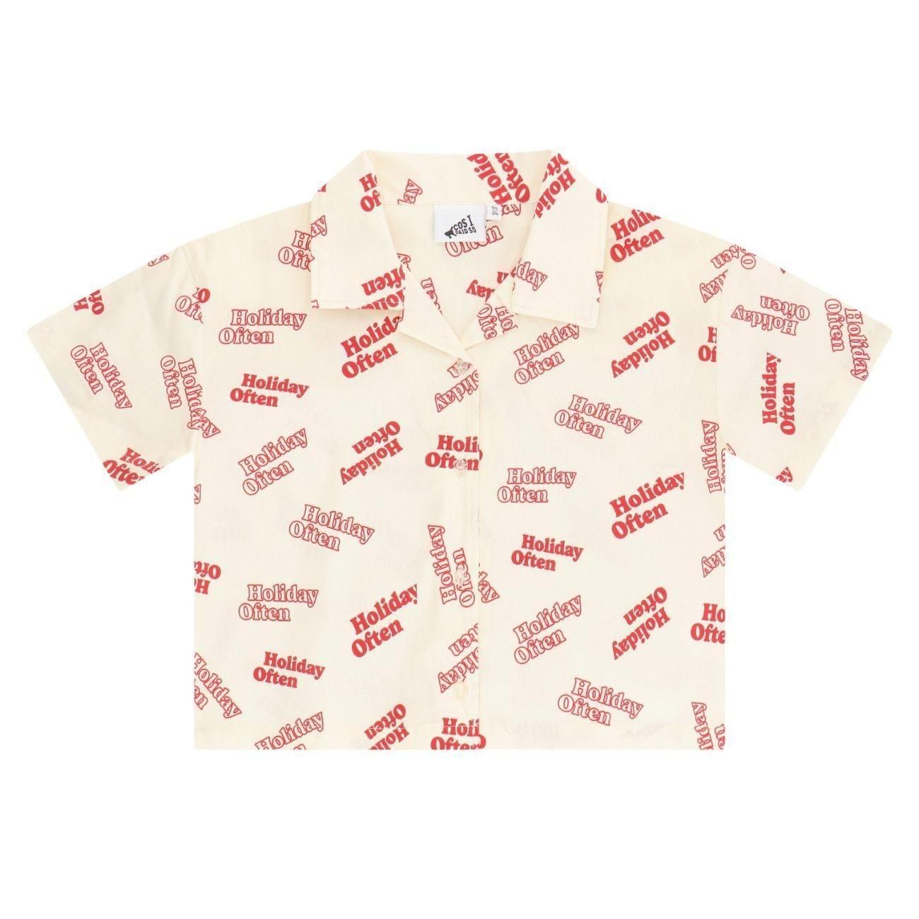 <img class='new_mark_img1' src='https://img.shop-pro.jp/img/new/icons10.gif' style='border:none;display:inline;margin:0px;padding:0px;width:auto;' />COS I SAID SO SHIRT HOLIDAY OFTEN AOPの商品画像