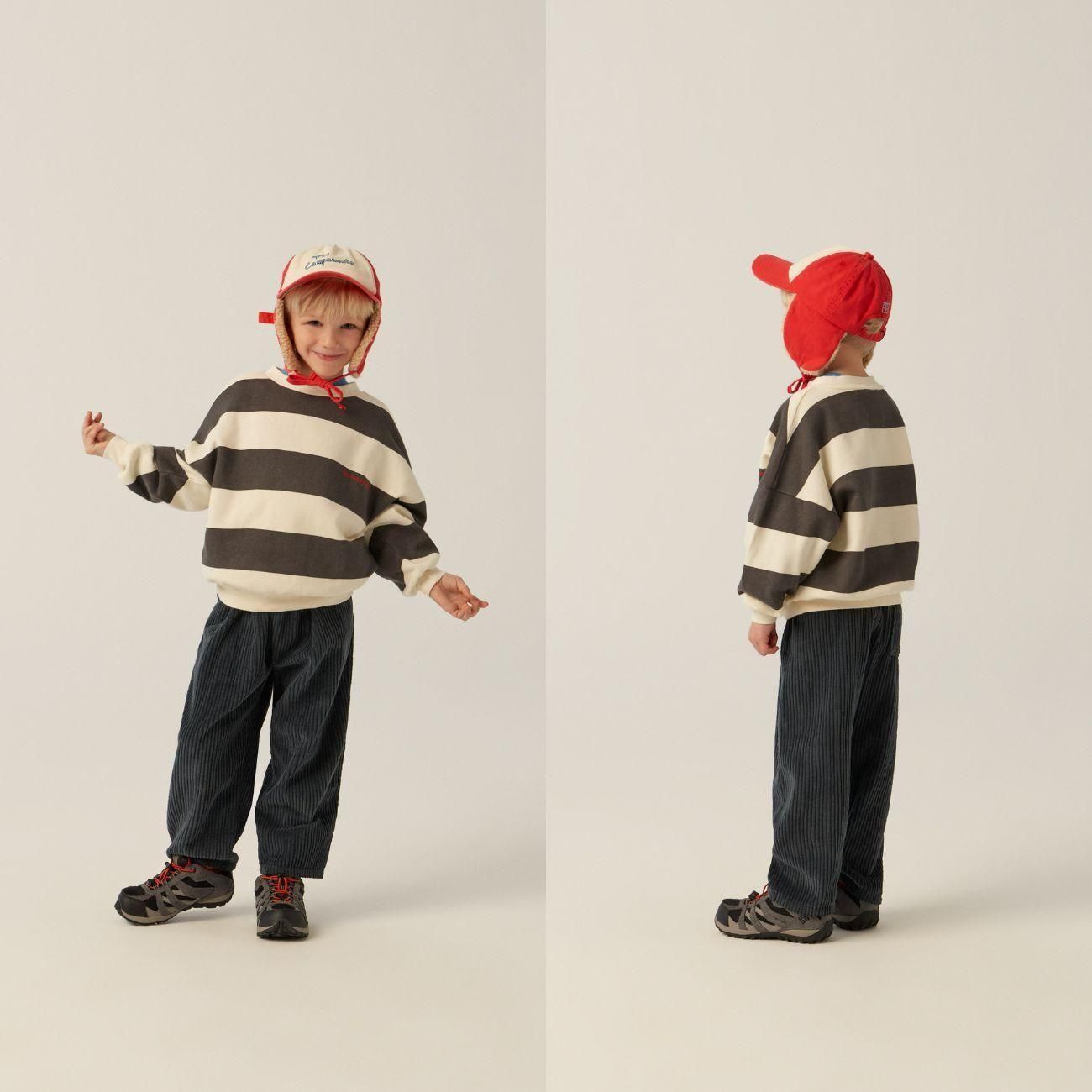 トップス the campamento GREY CONTRAST SWEATSHIRT the campamento / GREY CONTRAST SWEATSHIRT | cal