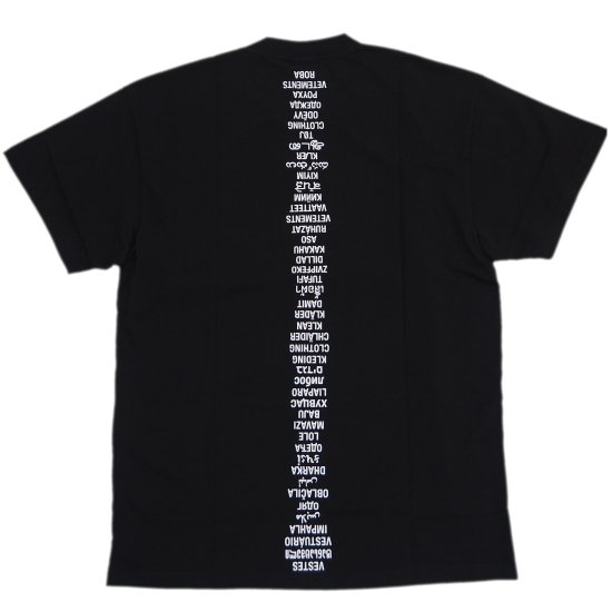 VETEMENTS【ヴェトモン】| 両面プリントTシャツ | translated | ブラック | 通販 |《セレクトショップ ANTWEARP》
