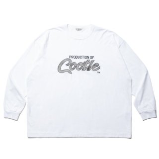 COOTIE    EMBROIDERY OVERSIZED L/S TEE (PRODUCTION OF COOTIE)