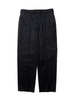 COOTIE  Combat Wool Twill Pin Tuck Easy Trousers  CTE-24S111