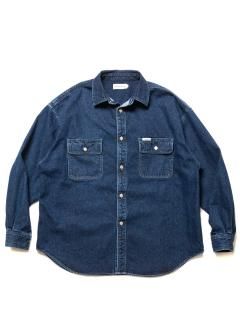 COOTIE  10.5oz Denim L/S Work Shirt   CTE-24S413