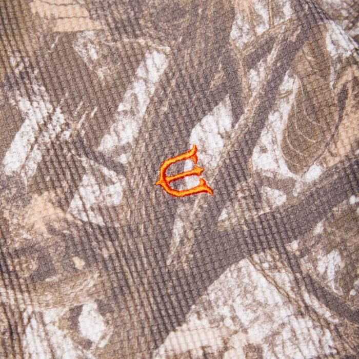 Evisen Skateboards SUSHI CAMO HENLEY NECK THERMAL - Cabron