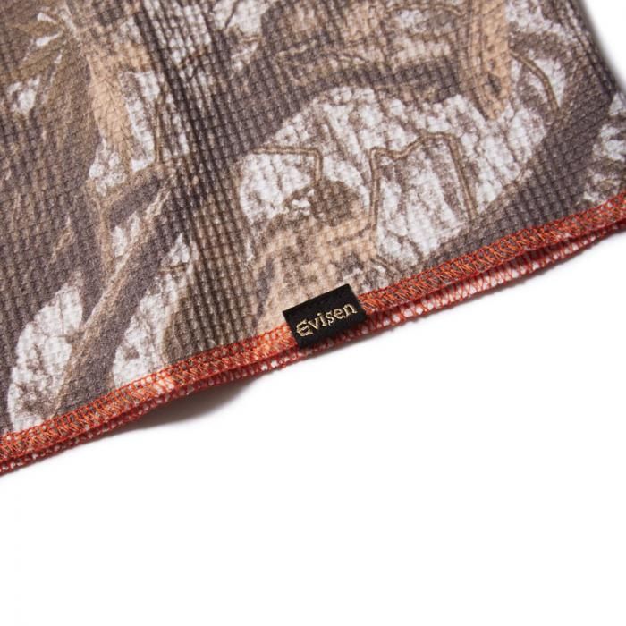 Evisen Skateboards SUSHI CAMO HENLEY NECK THERMAL - Cabron