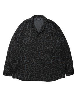 ROTTWEILER     R9 LEOPARD OPENCOLLAR SHIRT   RW24A0207