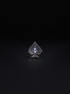 ANTIDOTEBUYERSCLUB    Engraved Spade Ring    RX-725-1