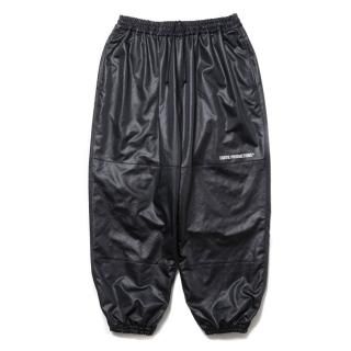 COOTIE  Damp Coated Satin Wide Track Pants  CTE-24A124