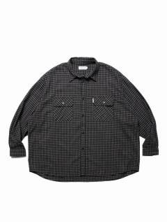 COOTIE   AMUNDSEN CHECK OVERSIZED L/S SHIRTS     CTE-24A410