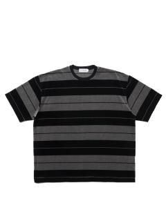 COOTIE  Velour Border S/S Tee   CTE-25S328