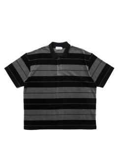 COOTIE  Velour Border S/S Polo  CTE-25S329