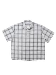 COOTIE   T/C Sucker Ombre Check S/S Shirt   CTE-25S410