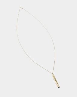 TIGHTBOOTH ANGLE IRON NECKLACE - Brass SS25-A01 