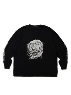 Antidote Buyers Club   Fade Wash L/S Tee (Skull Jesus)  ABCAW25CT04