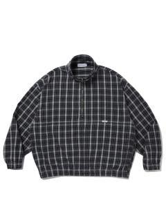 COOTIE    AD Processing Heavy Flannel Check Half Zip Pullover   CTE-25A408