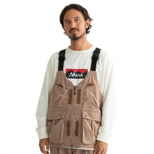 NANGA HINOC ヒノック リップストップ フィールドベストベージュM NANGA HINOC ヒノック リップストップ フィールドベストベージュM