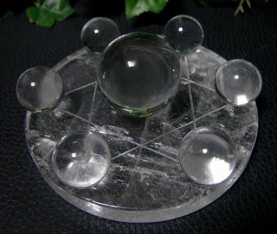 七星陣　丸玉水晶2㎝付き 特選品】七星陣（水晶2）- パワーストーンショップ「GOOD