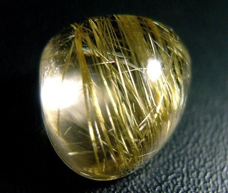 特選品】ルース（タイチンルチルクォーツ131）- パワーストーン