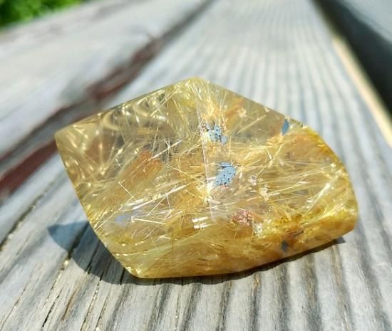 ルチルクォーツ　タイチンルチルクォーツ　フリーフォーム　原石　最高品質 特選品】フリーフォーム（タイチンルチルクォーツ126