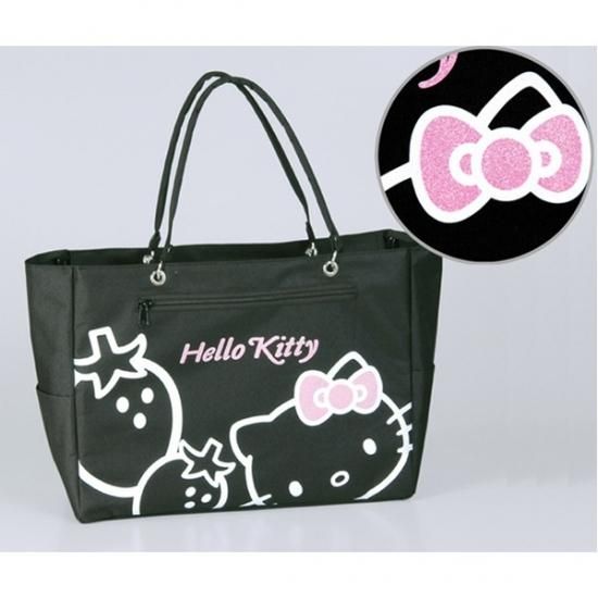 HeLLo Kitty ハローキティ ストロベリートートバッグ/鞄 【マチ