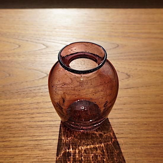 太田潤手吹き硝子工房 太田潤 壺 パープル - moyi store