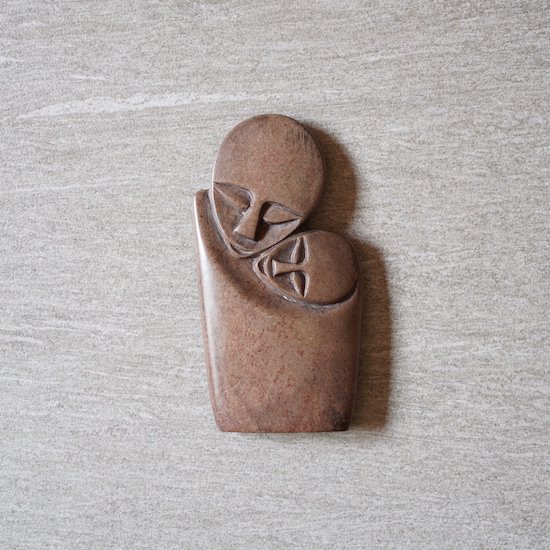 AFRICAN VINTAGE - STONE OBJECT 〜mother and child〜SMALL