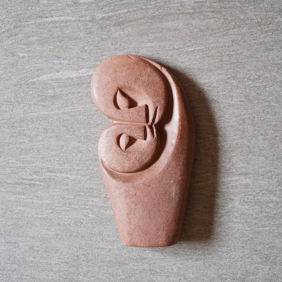 AFRICAN VINTAGE - STONE OBJECT 〜mother and child〜MEDIUM
