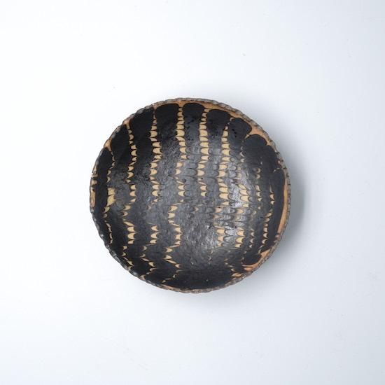 十場天伸 - スリップウェア 4寸鉢 - moyi store