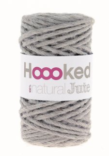 Hoooked Natural Jute 4mm グレー（Grey Mist）