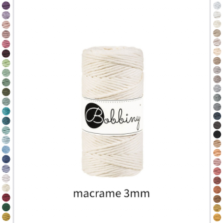 ͽBobbiny macrame 3mm - ޥ 󥰥 3mm